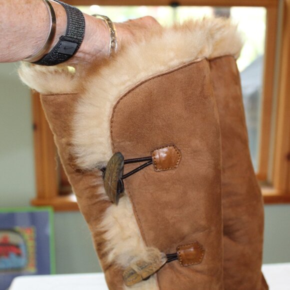 Born Leather and Suede Boots Size 11  NWT Never Worn - Picture 10 of 14